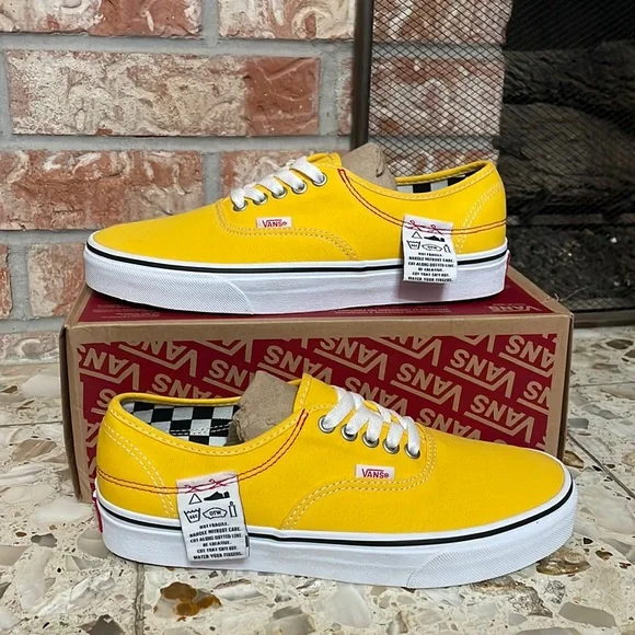 Vans Authentic Hc DIY Lemon chrome true white